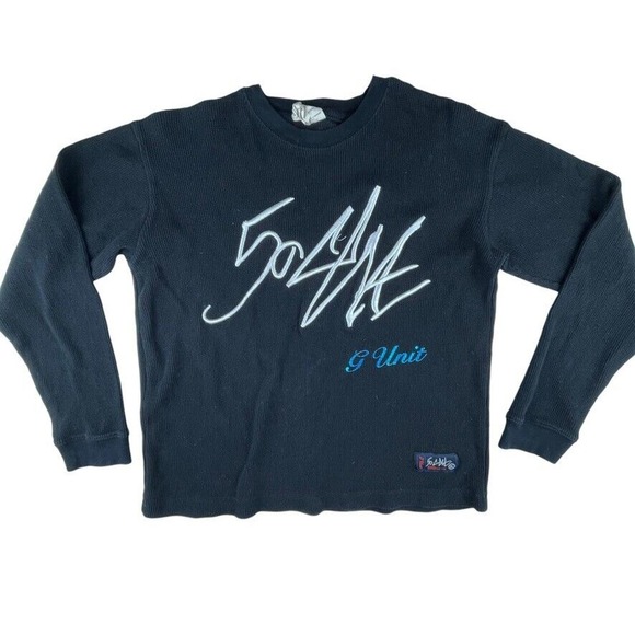 50 Cent G-Unit long sleeve thermal shirt Tools of the Trade women's medium Fifty - Picture 1 of 4
